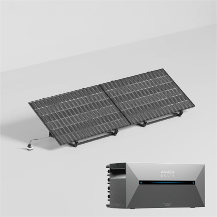 Pack Solaire 870 W + Batterie Anker Solix Solarbank 2 E1600 Pro