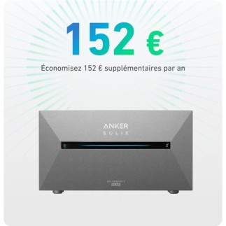 Pack solaire 870 W + Batterie Anker Solix Solarbank 2 E1600 Plus