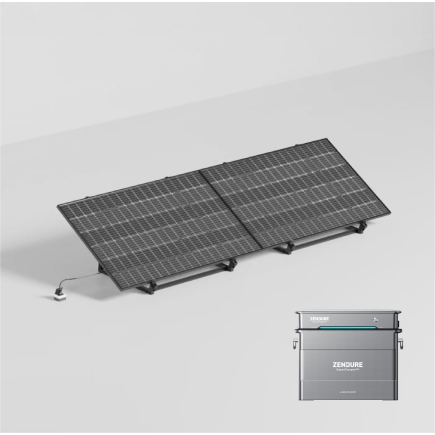 PACK SOLAIRE 870 W + SolarFlow Hyper 2000 + 1 Batterie AB 2000